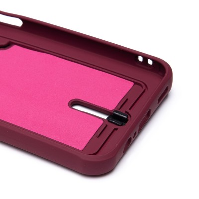 Чехол-накладка для Samsung A146 Galaxy A14 5G (MediaTek) (бордовый) - SC304 с картхолдером Чехол-накладка для Samsung A146 Galaxy A14 5G (MediaTek) (бордовый) - SC304 с картхолдером