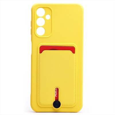 Чехол-накладка для Samsung A146 Galaxy A14 5G (MediaTek) (желтый) - SC304 с картхолдером Чехол-накладка для Samsung A146 Galaxy A14 5G (MediaTek) (желтый) - SC304 с картхолдером