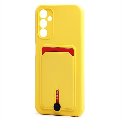 Чехол-накладка для Samsung A146 Galaxy A14 5G (MediaTek) (желтый) - SC304 с картхолдером Чехол-накладка для Samsung A146 Galaxy A14 5G (MediaTek) (желтый) - SC304 с картхолдером