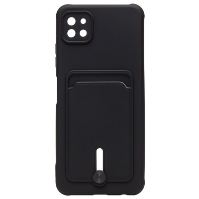 Чехол-накладка для Samsung A226 Galaxy A22s 5G (черный) - SC304 с картхолдером Чехол-накладка для Samsung A226 Galaxy A22s 5G (черный) - SC304 с картхолдером