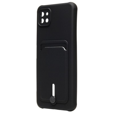 Чехол-накладка для Samsung A226 Galaxy A22s 5G (черный) - SC304 с картхолдером Чехол-накладка для Samsung A226 Galaxy A22s 5G (черный) - SC304 с картхолдером