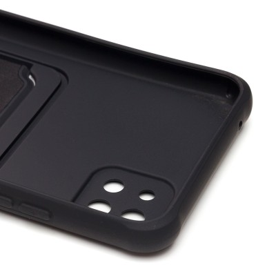 Чехол-накладка для Samsung A226 Galaxy A22s 5G (черный) - SC304 с картхолдером Чехол-накладка для Samsung A226 Galaxy A22s 5G (черный) - SC304 с картхолдером