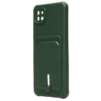 Чехол-накладка для Samsung A226 Galaxy A22s 5G (темно-зеленый) - SC304 с картхолдером Чехол-накладка для Samsung A226 Galaxy A22s 5G (темно-зеленый) - SC304 с картхолдером