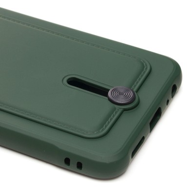 Чехол-накладка для Samsung A226 Galaxy A22s 5G (темно-зеленый) - SC304 с картхолдером Чехол-накладка для Samsung A226 Galaxy A22s 5G (темно-зеленый) - SC304 с картхолдером
