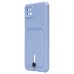 Чехол-накладка для Samsung A226 Galaxy A22s 5G (светло-фиолетовый) - SC304 с картхолдером Чехол-накладка для Samsung A226 Galaxy A22s 5G (светло-фиолетовый) - SC304 с картхолдером