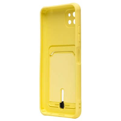 Чехол-накладка для Samsung A226 Galaxy A22s 5G (желтый) - SC304 с картхолдером Чехол-накладка для Samsung A226 Galaxy A22s 5G (желтый) - SC304 с картхолдером