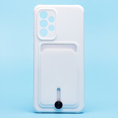 Чехол-накладка для Samsung A336 Galaxy A33 5G (белый) - SC304 с картхолдером