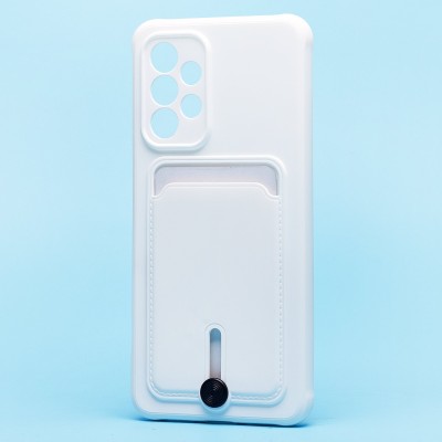 Чехол-накладка для Samsung A336 Galaxy A33 5G (белый) - SC304 с картхолдером