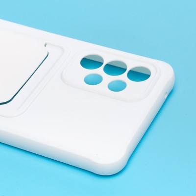 Чехол-накладка для Samsung A336 Galaxy A33 5G (белый) - SC304 с картхолдером