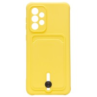 Чехол-накладка для Samsung A336 Galaxy A33 5G (желтый) - SC304 с картхолдером