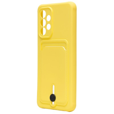 Чехол-накладка для Samsung A336 Galaxy A33 5G (желтый) - SC304 с картхолдером Чехол-накладка для Samsung A336 Galaxy A33 5G (желтый) - SC304 с картхолдером