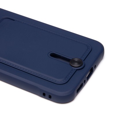 Чехол-накладка для Samsung A346 Galaxy A34 (темно-синий) - SC304 с картхолдером Чехол-накладка для Samsung A346 Galaxy A34 (темно-синий) - SC304 с картхолдером