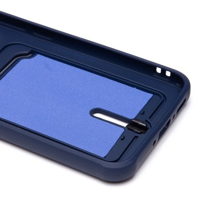 Чехол-накладка для Samsung A346 Galaxy A34 (темно-синий) - SC304 с картхолдером Чехол-накладка для Samsung A346 Galaxy A34 (темно-синий) - SC304 с картхолдером