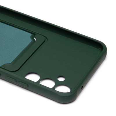 Чехол-накладка для Samsung A346 Galaxy A34 (темно-зеленый) - SC304 с картхолдером Чехол-накладка для Samsung A346 Galaxy A34 (темно-зеленый) - SC304 с картхолдером