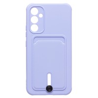 Чехол-накладка для Samsung A346 Galaxy A34 (светло-фиолетовый) - SC304 с картхолдером