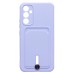 Чехол-накладка для Samsung A346 Galaxy A34 (светло-фиолетовый) - SC304 с картхолдером