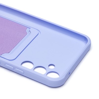 Чехол-накладка для Samsung A346 Galaxy A34 (светло-фиолетовый) - SC304 с картхолдером