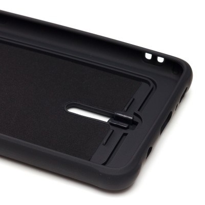 Чехол-накладка для Samsung A515 Galaxy A51 4G (черный) - SC304 с картхолдером