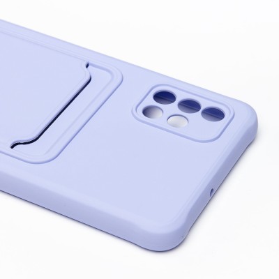 Чехол-накладка для Samsung A515 Galaxy A51 4G (темно-фиолетовый) - SC304 с картхолдером Чехол-накладка для Samsung A515 Galaxy A51 4G (темно-фиолетовый) - SC304 с картхолдером