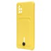 Чехол-накладка для Samsung A515 Galaxy A51 4G (желтый) - SC304 с картхолдером