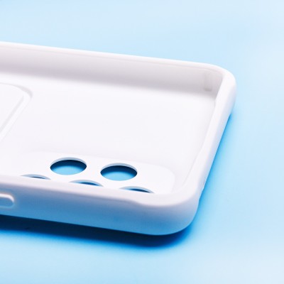 Чехол-накладка для Samsung A536 Galaxy A53 5G (белый) - SC304 с картхолдером