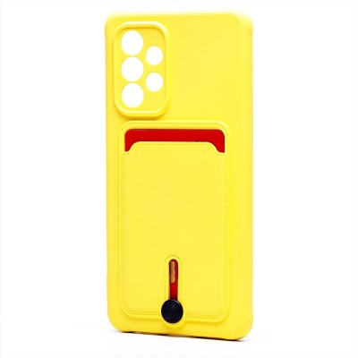 Чехол-накладка для Samsung A536 Galaxy A53 5G (желтый) - SC304 с картхолдером Чехол-накладка для Samsung A536 Galaxy A53 5G (желтый) - SC304 с картхолдером