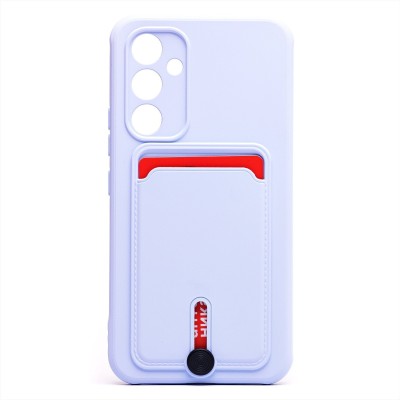 Чехол-накладка для Samsung A546 Galaxy A54 (светло-фиолетовый) - SC304 с картхолдером