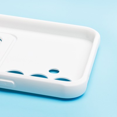 Чехол-накладка для Samsung A546 Galaxy A54 (белый) - SC304 с картхолдером