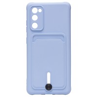 Чехол-накладка для Samsung G780 Galaxy S20FE (светло-фиолетовый) - SC304 с картхолдером