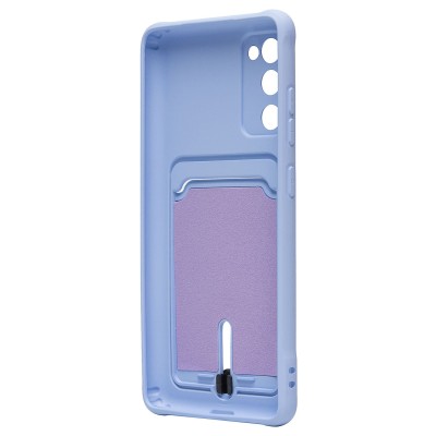 Чехол-накладка для Samsung G780 Galaxy S20FE (светло-фиолетовый) - SC304 с картхолдером