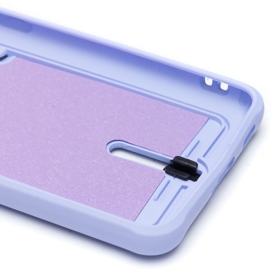 Чехол-накладка для Samsung G990 Galaxy S21FE (светло-фиолетовый) - SC304 с картхолдером