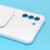 Чехол-накладка для Samsung G990 Galaxy S21FE (белый) - SC304 с картхолдером