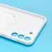 Чехол-накладка для Samsung G990 Galaxy S21FE (белый) - SC304 с картхолдером