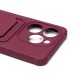 Чехол-накладка для Teco Spark 20C (бордовый) - SC304 с картхолдером