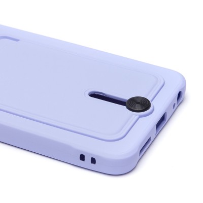 Чехол-накладка для Tecno Spark 20C (светло-фиолетовый) - SC304 с картхолдером