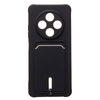 Чехол-накладка для Tecno Spark 30 4G (черный) - SC304 с картхолдером