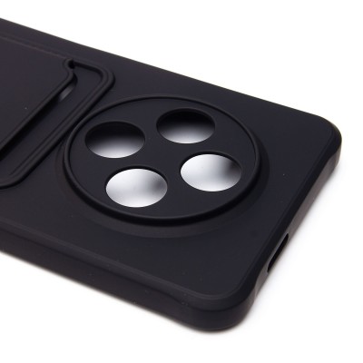 Чехол-накладка для Tecno Spark 30 4G (черный) - SC304 с картхолдером