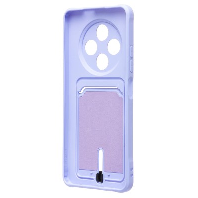 Чехол-накладка для Tecno Spark 30 4G (светло-фиолетовый) - SC304 с картхолдером