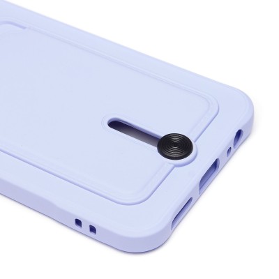 Чехол-накладка для Tecno Spark 30 Pro (светло-фиолетовый) - SC304 с картхолдером