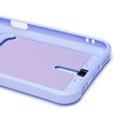 Чехол-накладка для Tecno Spark 30C 4G (светло-фиолетовый) - SC304 с картхолдером