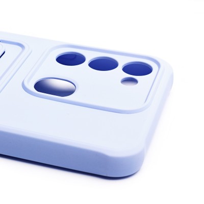 Чехол-накладка для Tecno Spark 8c (светло-фиолетовый) - SC304 с картхолдером