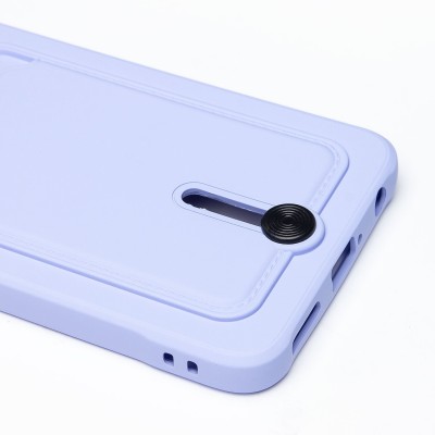 Чехол-накладка для Tecno Spark 9 Pro (темно-фиолетовый) - SC304 с картхолдером