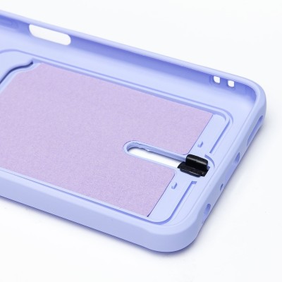 Чехол-накладка для Tecno Spark 9 Pro (темно-фиолетовый) - SC304 с картхолдером