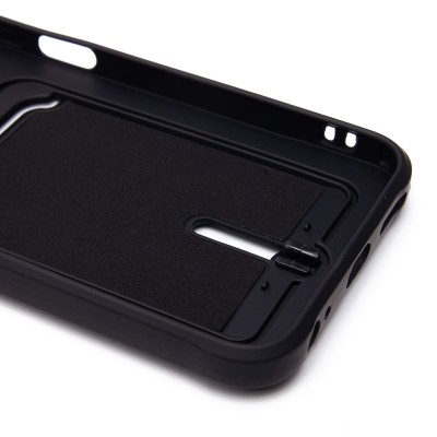 Чехол-накладка для Tecno Spark Go 1 (черный) - SC304 с картхолдером