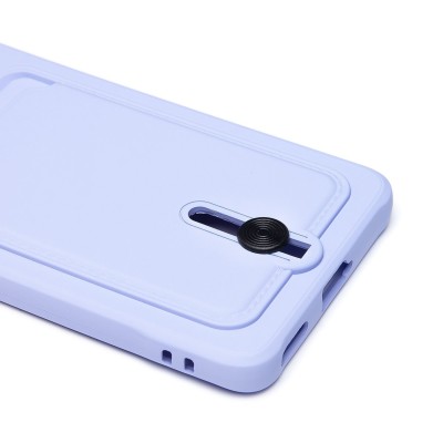 Чехол-накладка для Xiaomi 13 Lite (светло-фиолетовый) - SC304 с картхолдером