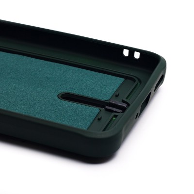 Чехол-накладка для Xiaomi 13T (темно-зеленый) - SC304 с картхолдером