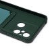 Чехол-накладка для Xiaomi Poco C55 (темно-зеленый) - SC304 с картхолдером Чехол-накладка для Xiaomi Poco C55 (темно-зеленый) - SC304 с картхолдером