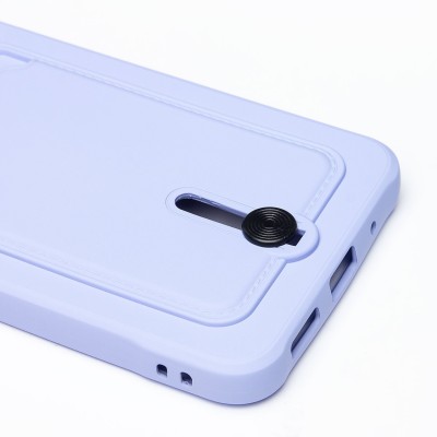 Чехол-накладка для Xiaomi Poco C55 (темно-фиолетовый) - SC304 с картхолдером