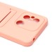 Чехол-накладка для Xiaomi Poco C55 (светло-розовый) - SC304 с картхолдером