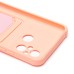 Чехол-накладка для Xiaomi Poco C55 (светло-розовый) - SC304 с картхолдером
